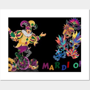 Mardi gras, mardi on Posters and Art